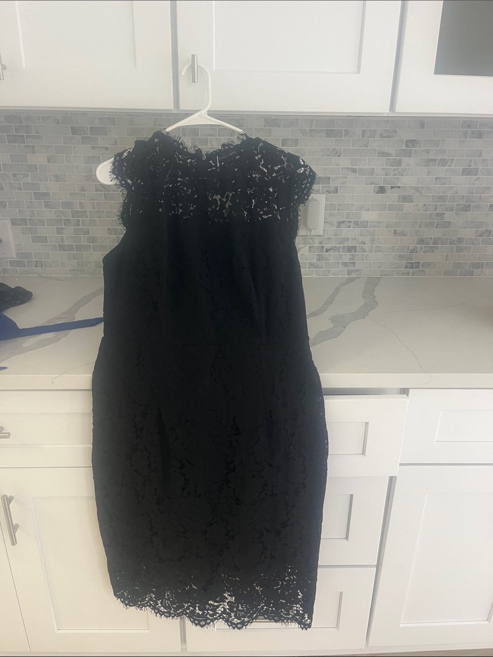 Classic Black Lace Cocktail Dress